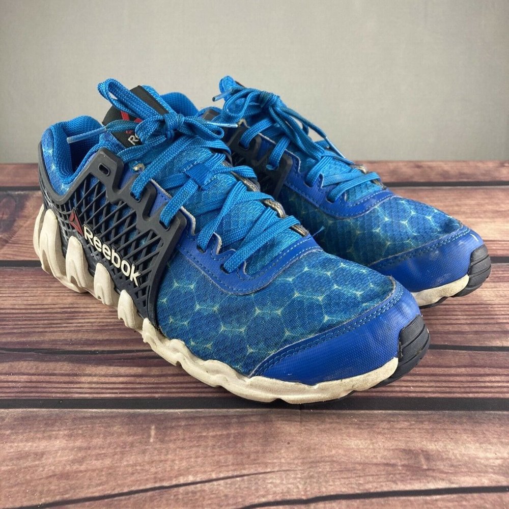Reebok Zigtech Mens Size 6 Running Shoe Blue/Indigo Lace Up Athletic Sneakers